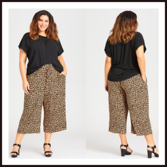 Avenue Pants - Leopard Print Clifton Cropped Leg Pant